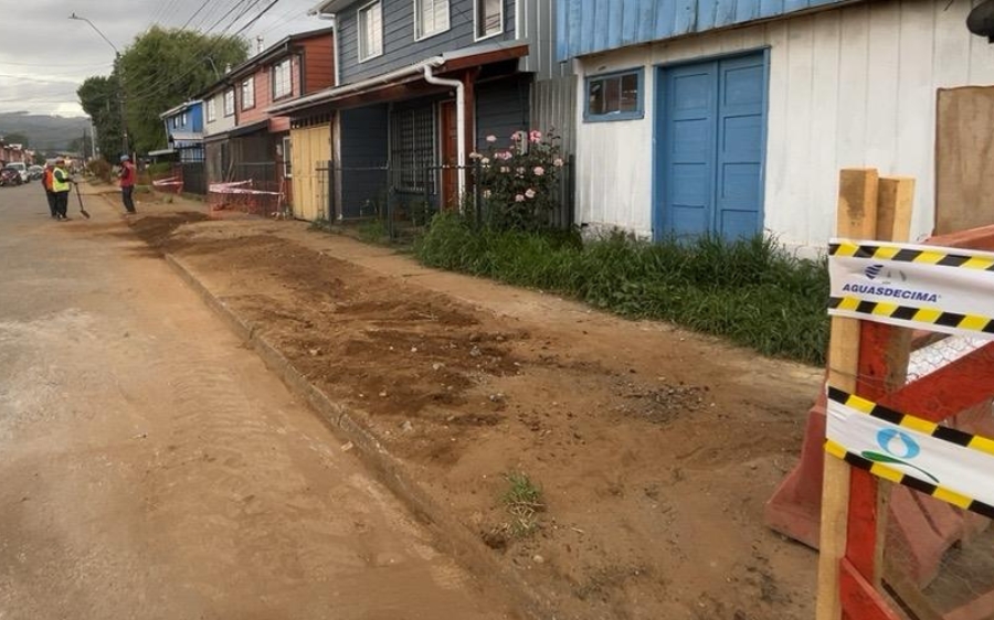 Mejoramos redes de agua potable para las familias de Población Valparaíso